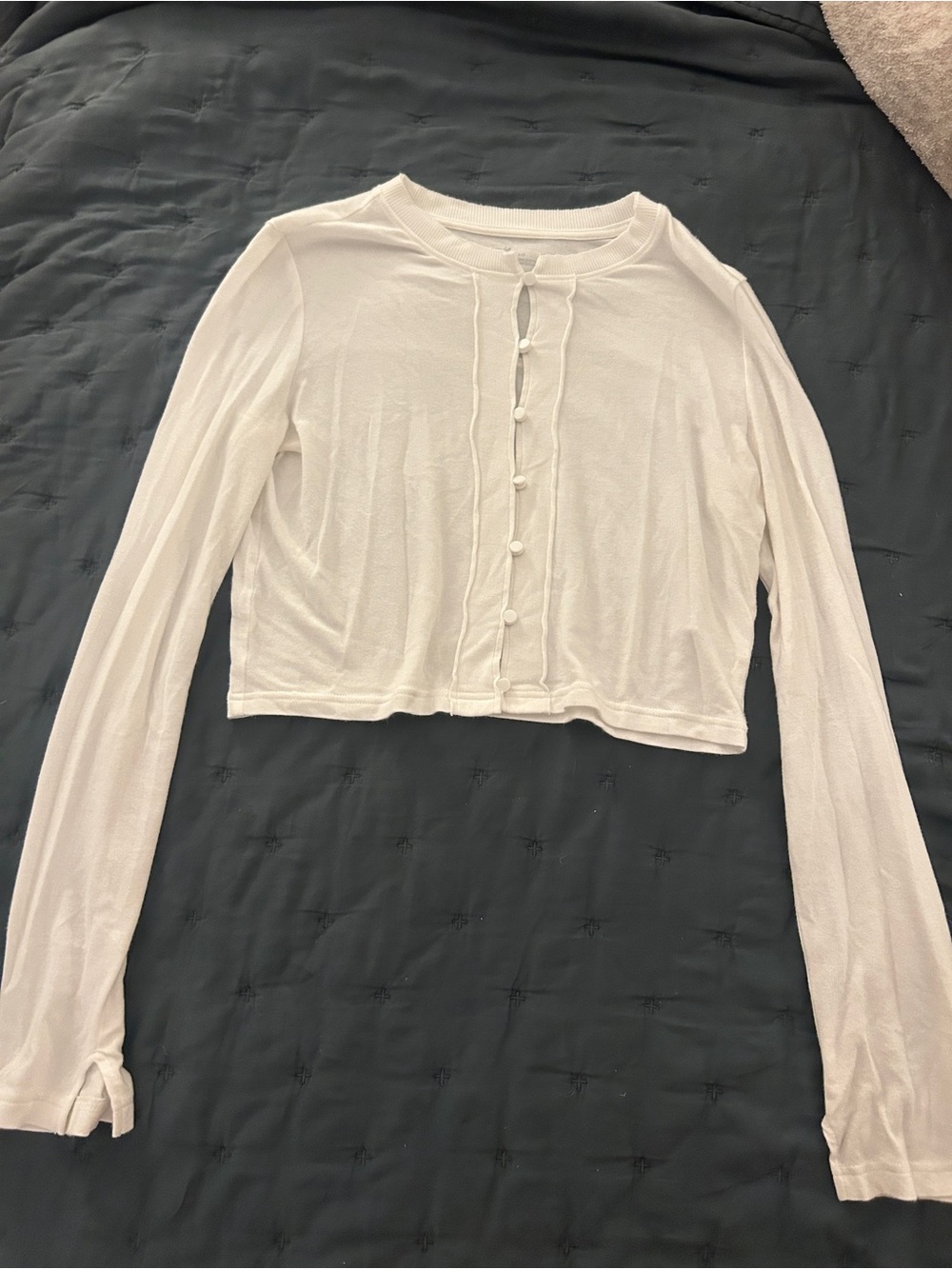 Aerie Happy TShirt Cardigan